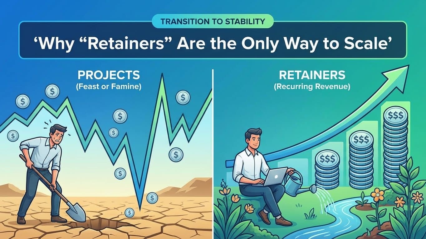 A graph showing stable monthly income
