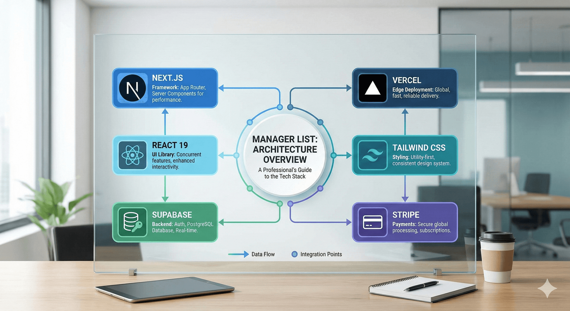 The technology stack behind Manager List