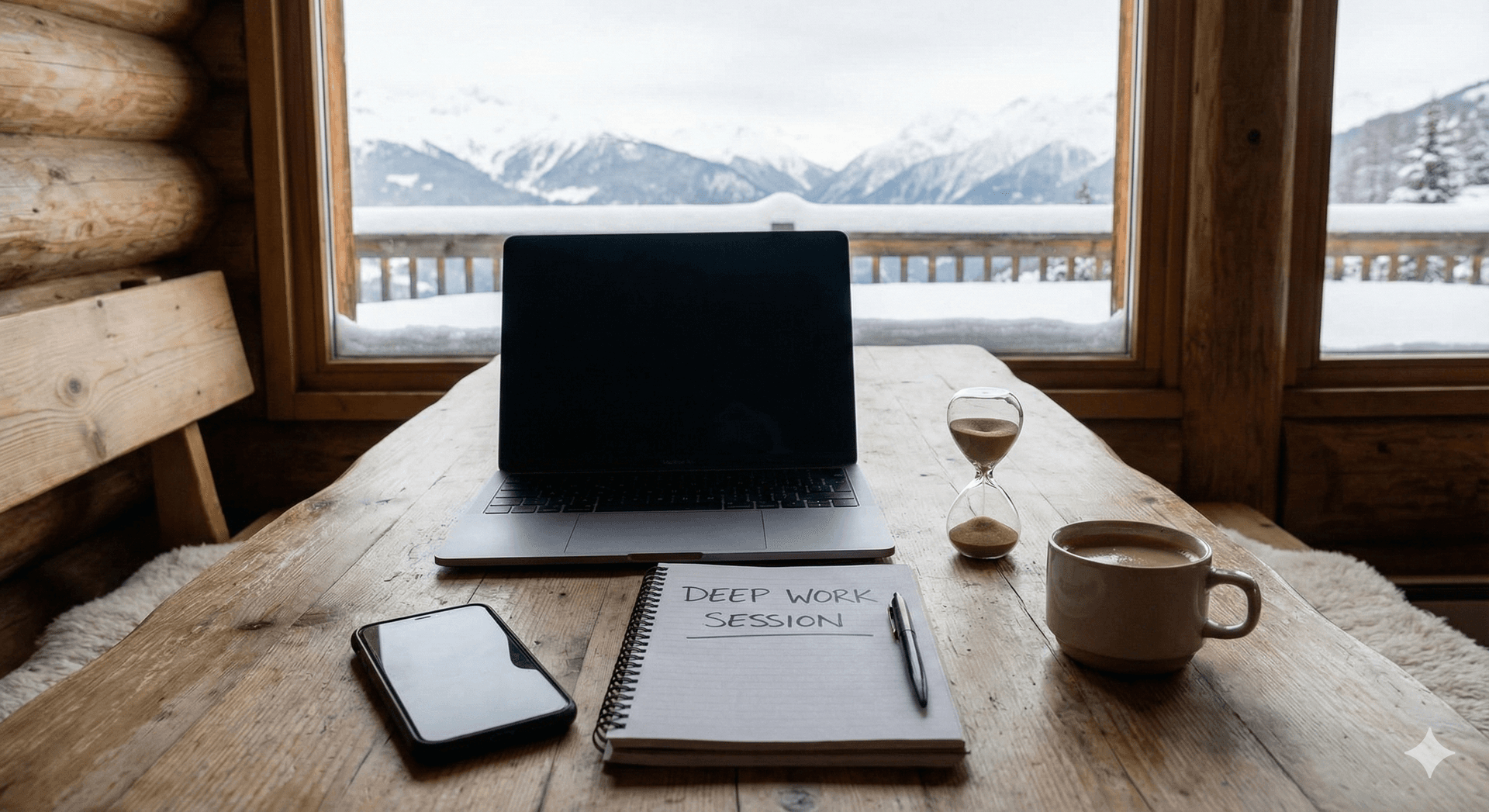 Freelancer managing time effectively with productivity tools