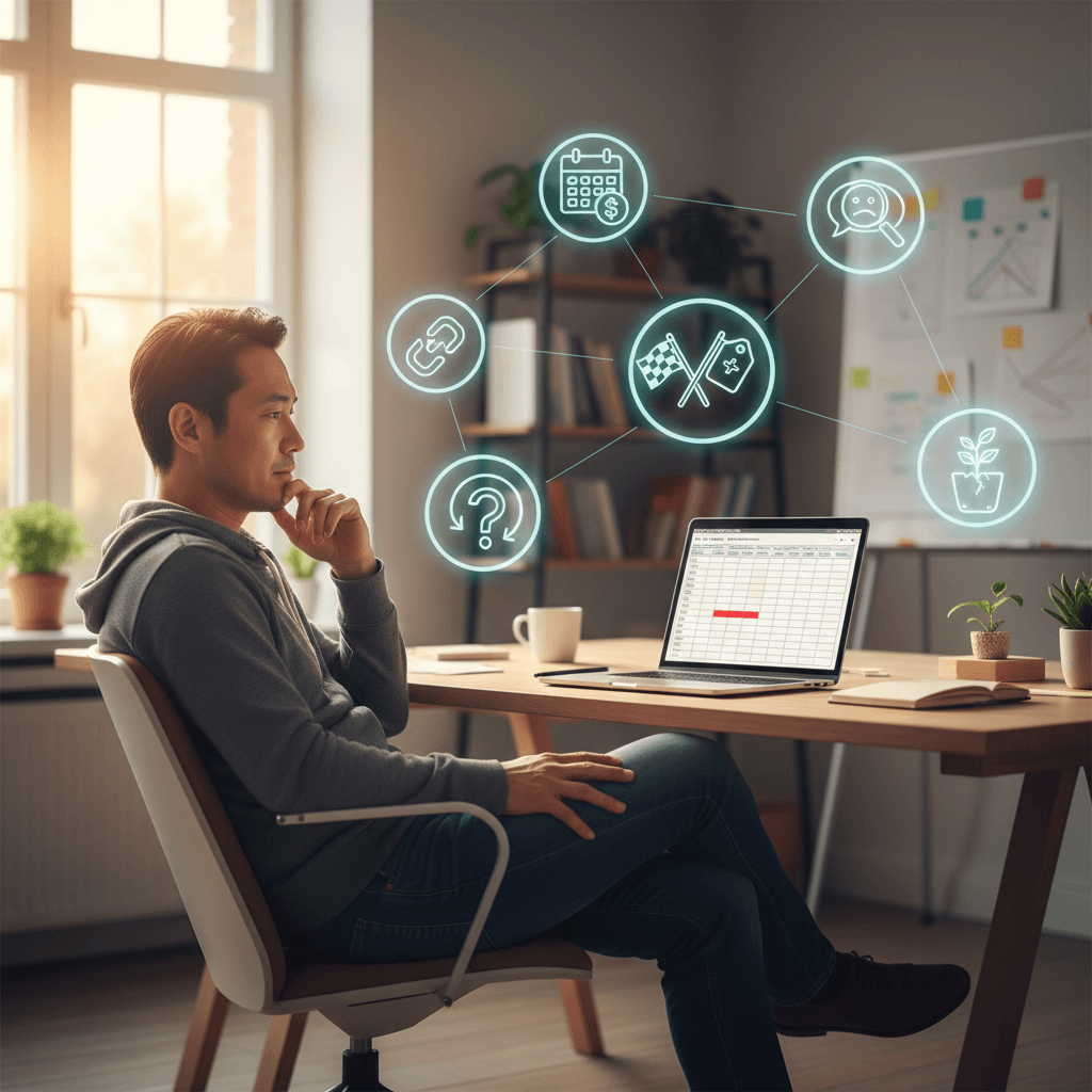 Freelancer reviewing pricing and deciding to raise rates after spotting common warning signs