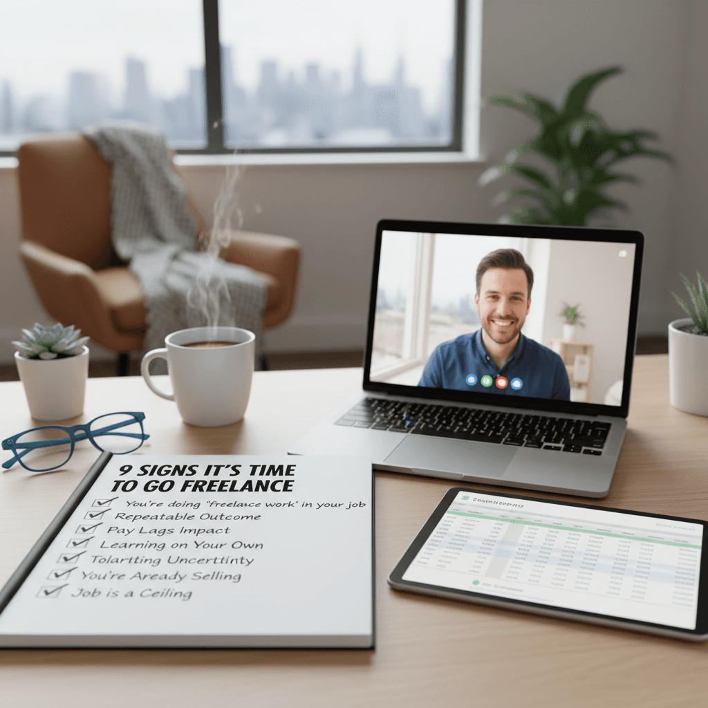 Checklist of signs it’s time to transition from employee to freelancer