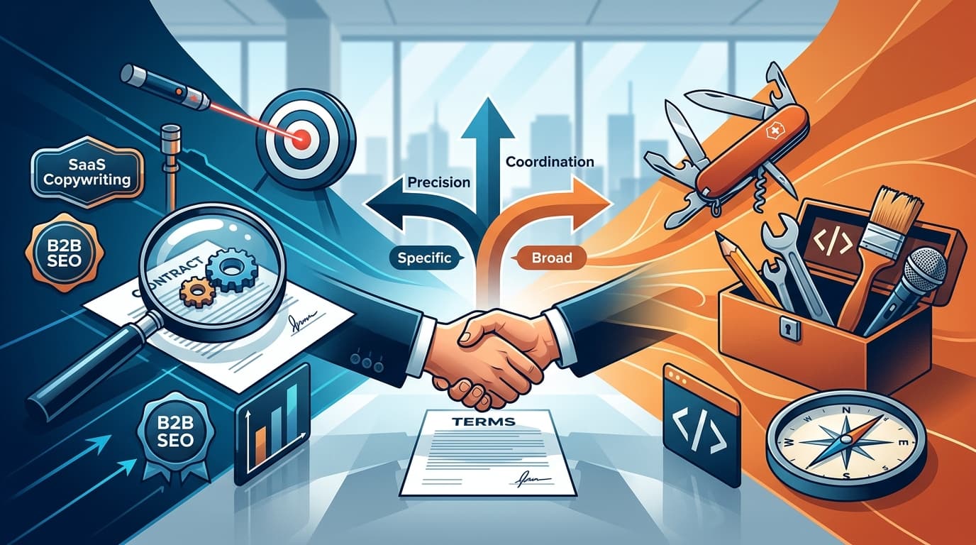 Negotiation tactics for freelancers choosing between a niche and generalist positioning