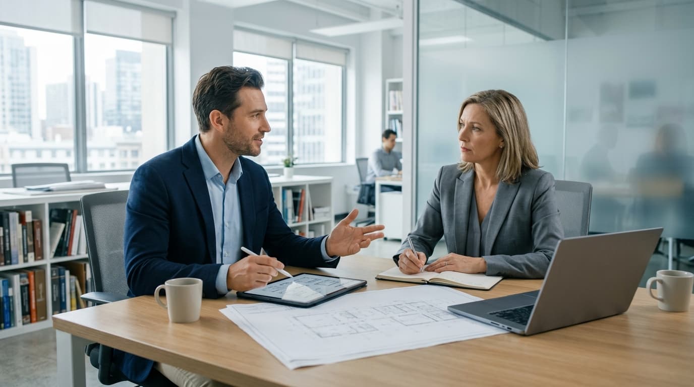 Freelancer handling a difficult client with clear boundaries and confidence