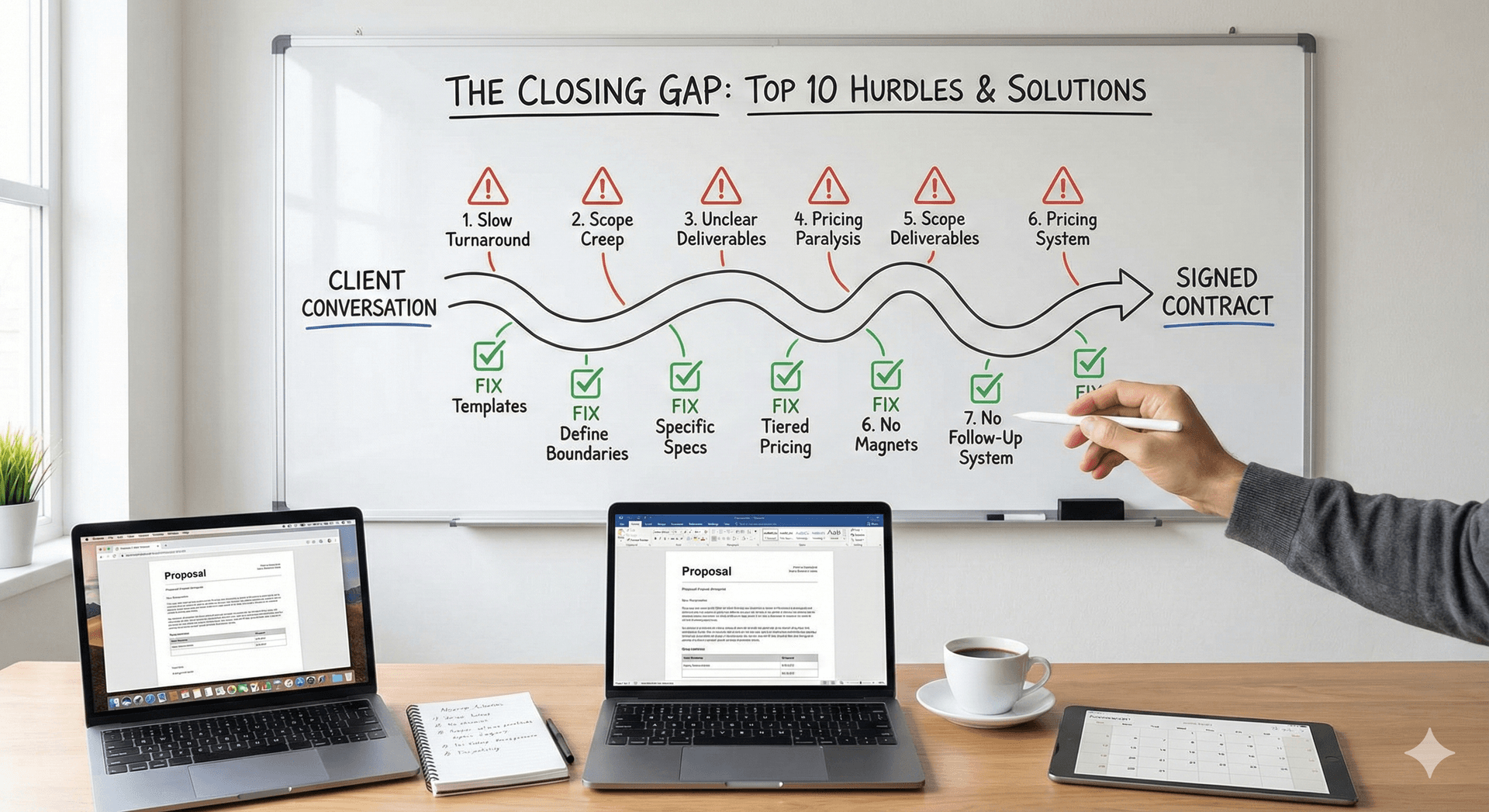 Top 10 issues freelancers face when closing deals